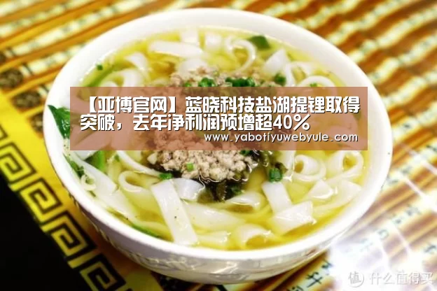 【亚博官网】蓝晓科技盐湖提锂取得突破，去年净利润预增超40%
